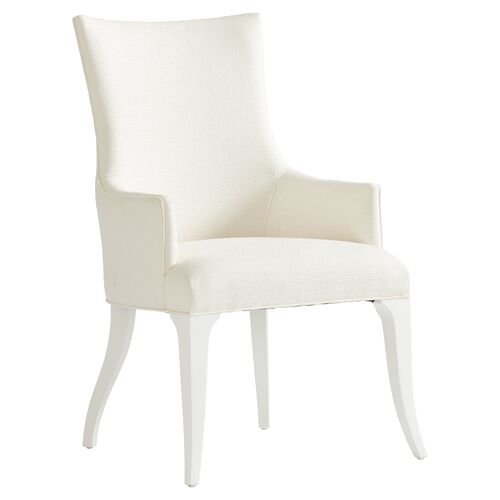Avondale Geneva Upholstered Armchair, White