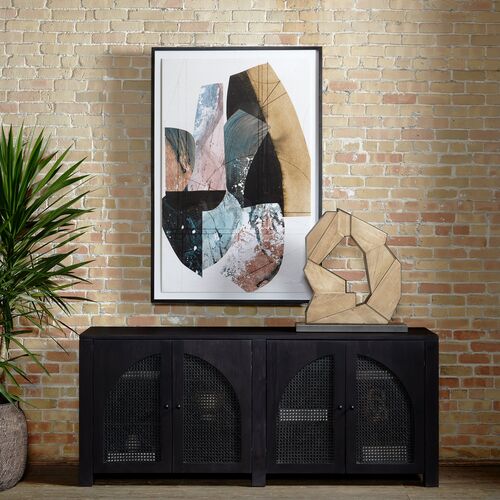 Sabrina Cane Sideboard, Black Wash Mango 11 Sabrina Cane Sideboard, Black Wash Mango