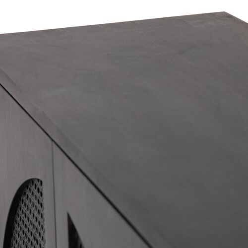 Sabrina Cane Sideboard, Black Wash Mango 8 Sabrina Cane Sideboard, Black Wash Mango