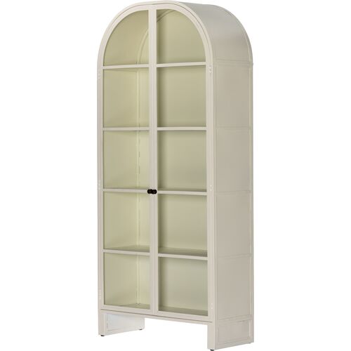 Brady Arched Cabinet, Cream