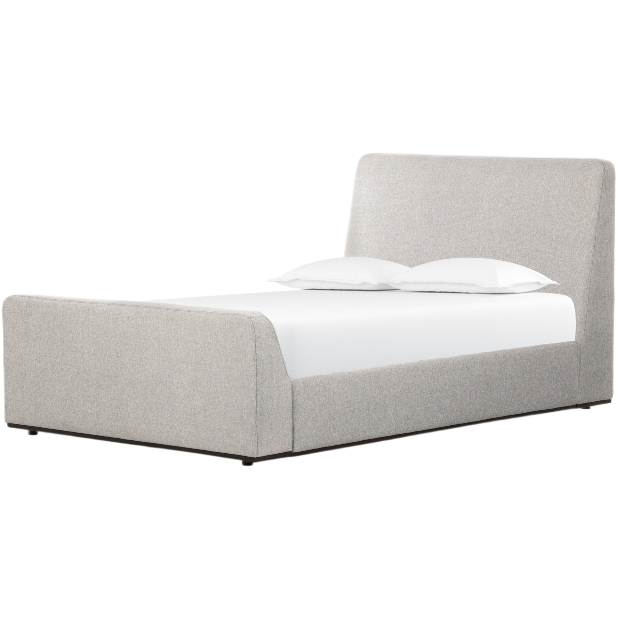 Seraphina Performance Linen Bed, Aldred Silver 1 Seraphina Performance Linen Bed, Aldred Silver