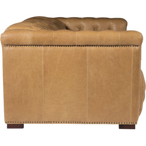 Savion 2 Over 2 Tufted Leather Sofa with Power Recliner 2 Savion 2 Over 2 Tufted Leather Sofa with Power Recliner