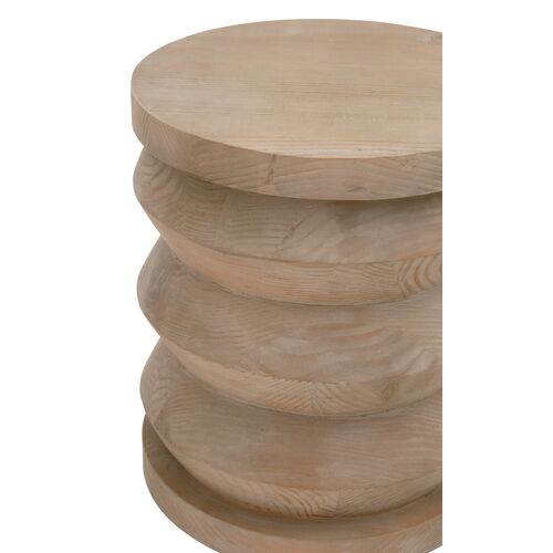 James Accent Table, Smoke Gray Pine 5 James Accent Table, Smoke Gray Pine
