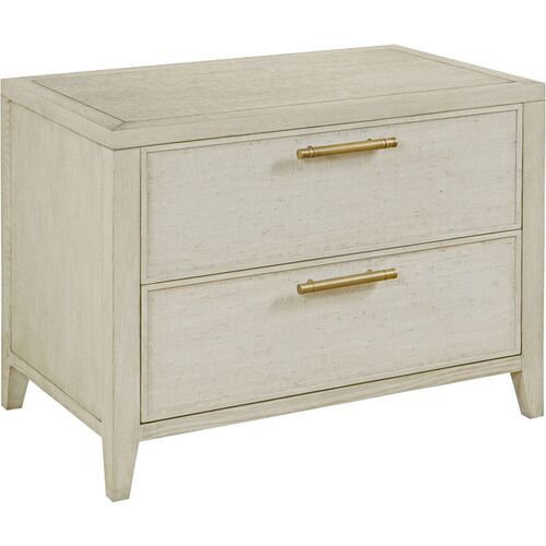 Yasmin Bedside Table, Ash/Brass 1 Yasmin Bedside Table, Ash/Brass