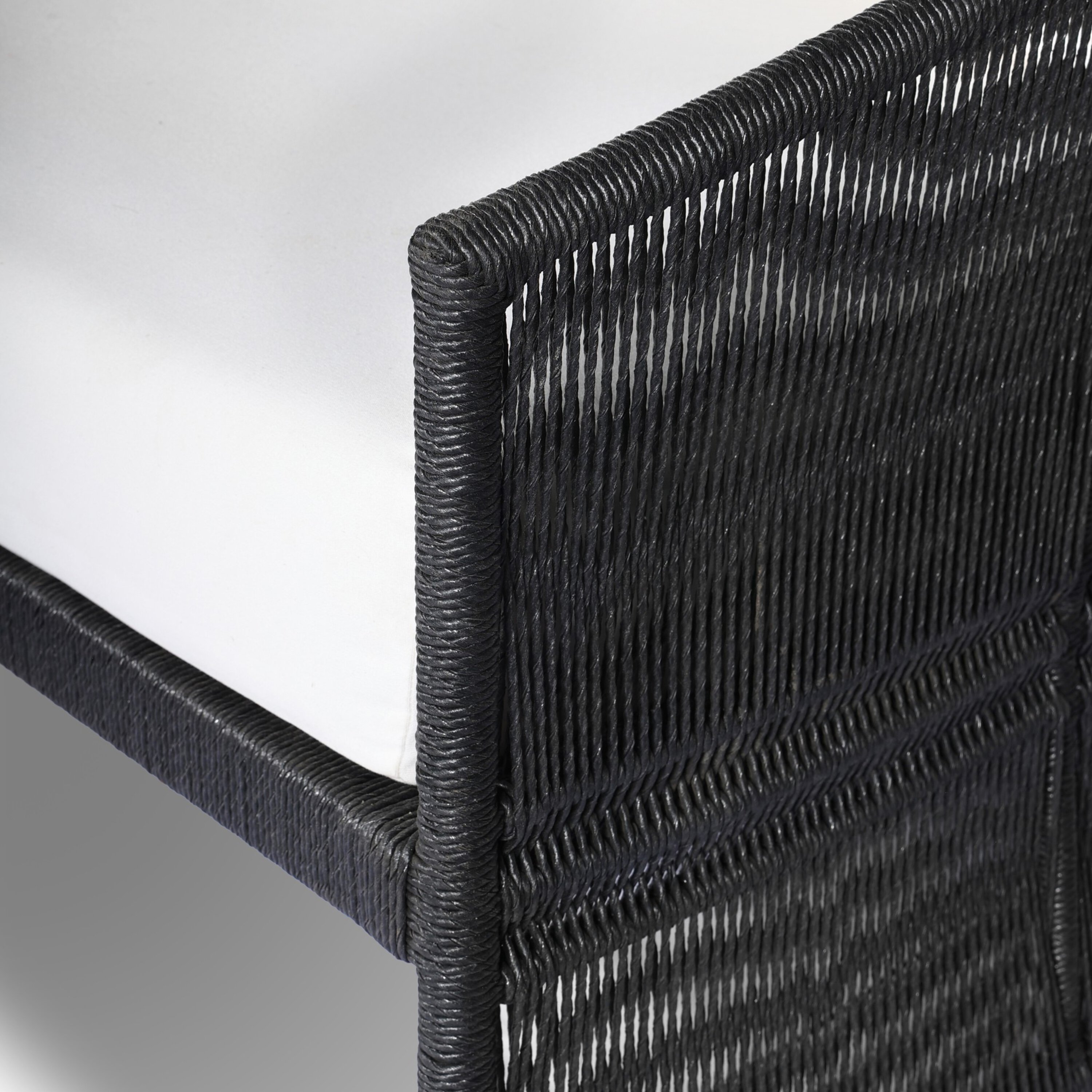 Rosehaven Outdoor Woven Sofa, Black/Arashi Salt 12 Rosehaven Outdoor Woven Sofa, Black/Arashi Salt