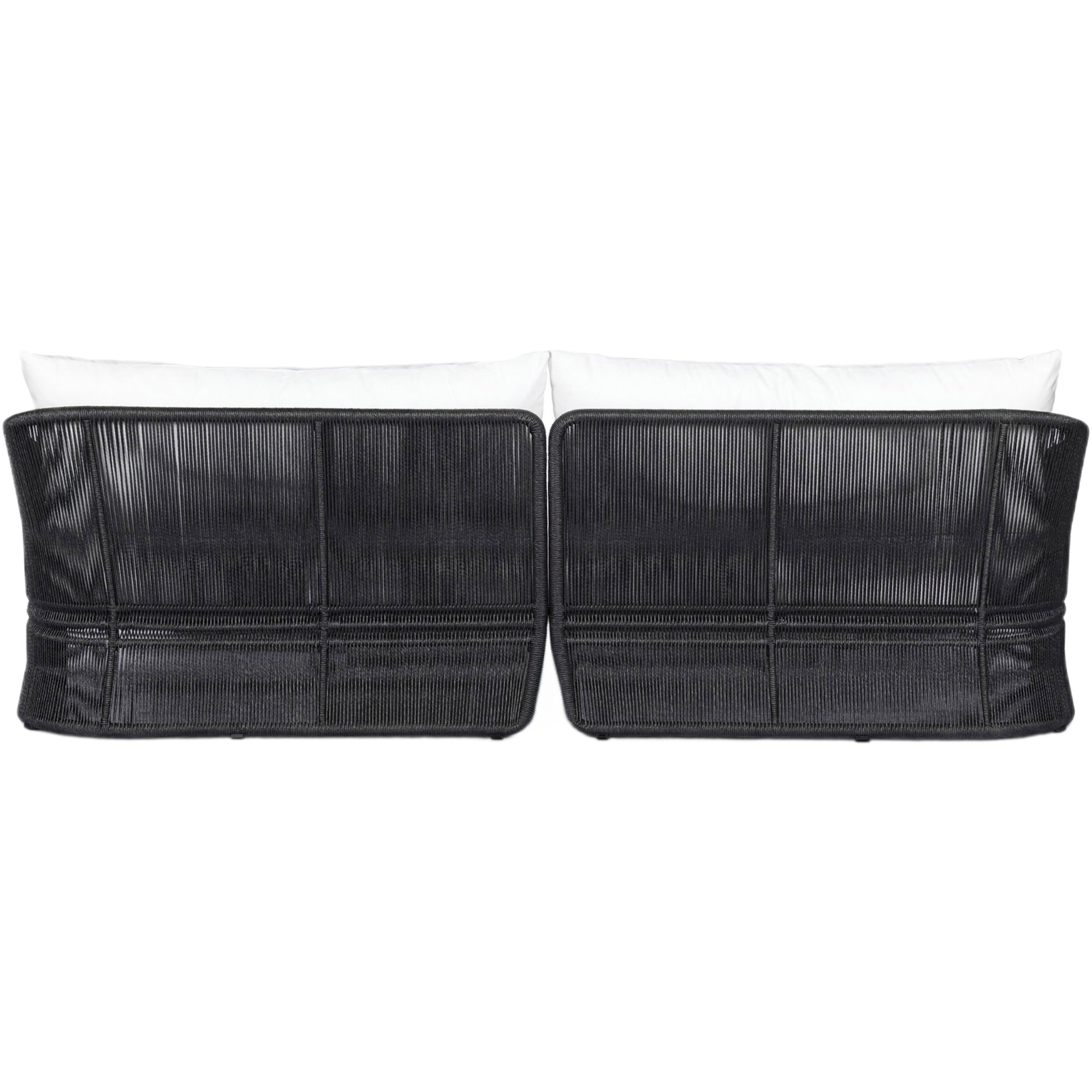 Rosehaven Outdoor Woven Sofa, Black/Arashi Salt 6 Rosehaven Outdoor Woven Sofa, Black/Arashi Salt