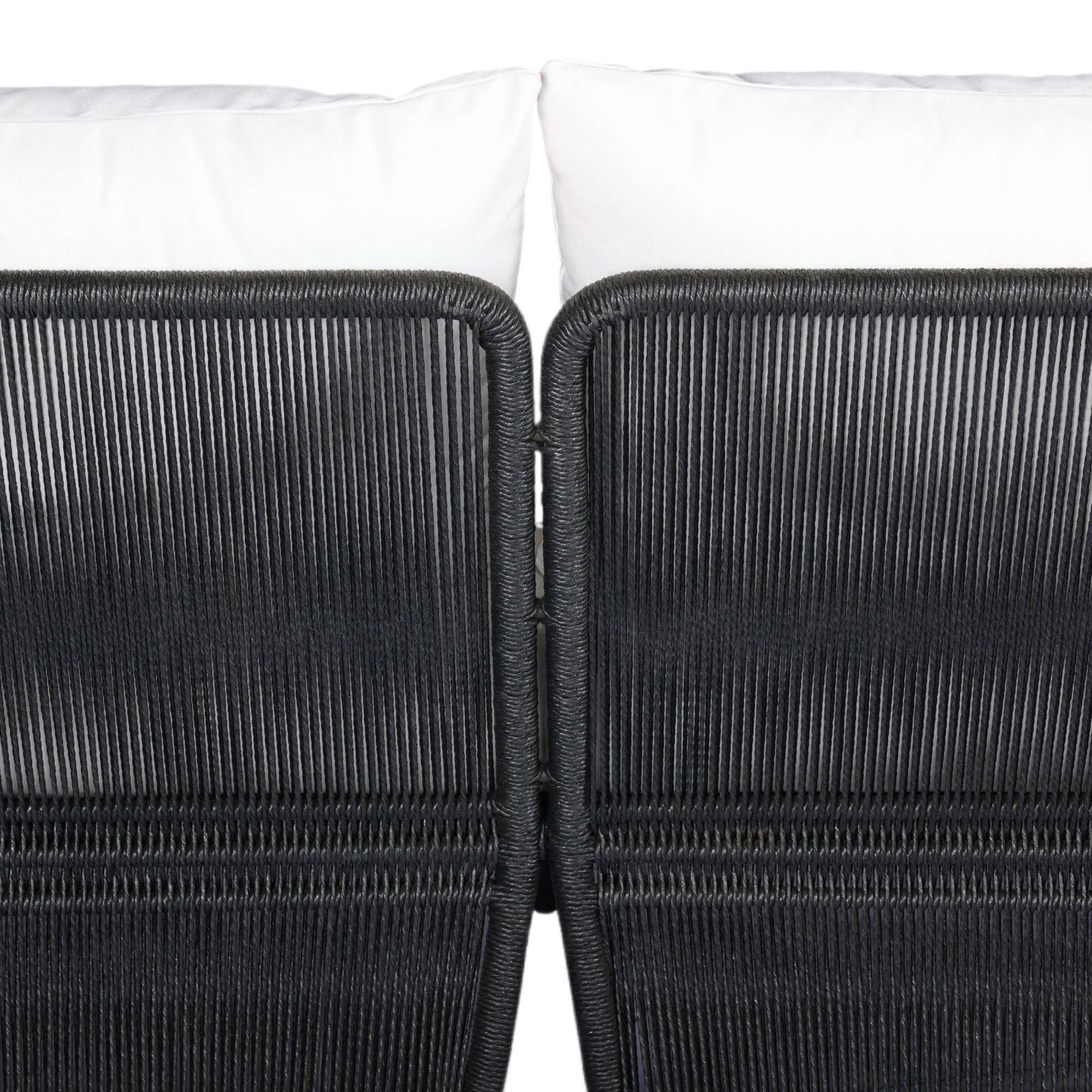 Rosehaven Outdoor Woven Sofa, Black/Arashi Salt 9 Rosehaven Outdoor Woven Sofa, Black/Arashi Salt