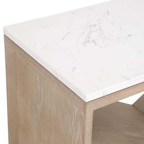 Tyron Console Table, Smoke Gray 4 Tyron Console Table, Smoke Gray