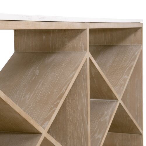 Tyron Console Table, Smoke Gray 5 Tyron Console Table, Smoke Gray