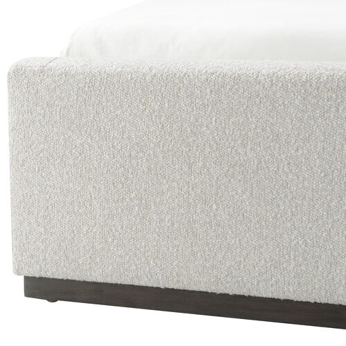 Evelyn Upholstered Bed, Smoke Gray Performance 10 Evelyn Upholstered Bed, Smoke Gray Performance