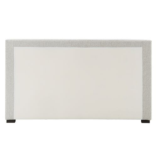 Evelyn Upholstered Bed, Smoke Gray Performance 6 Evelyn Upholstered Bed, Smoke Gray Performance