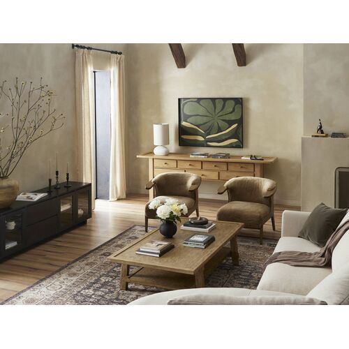 Harley Media Console, Worn Black Oak 14 Harley Media Console, Worn Black Oak