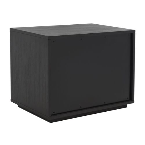 Elina 1-Drawer Nightstand, Black 7 Elina 1-Drawer Nightstand, Black