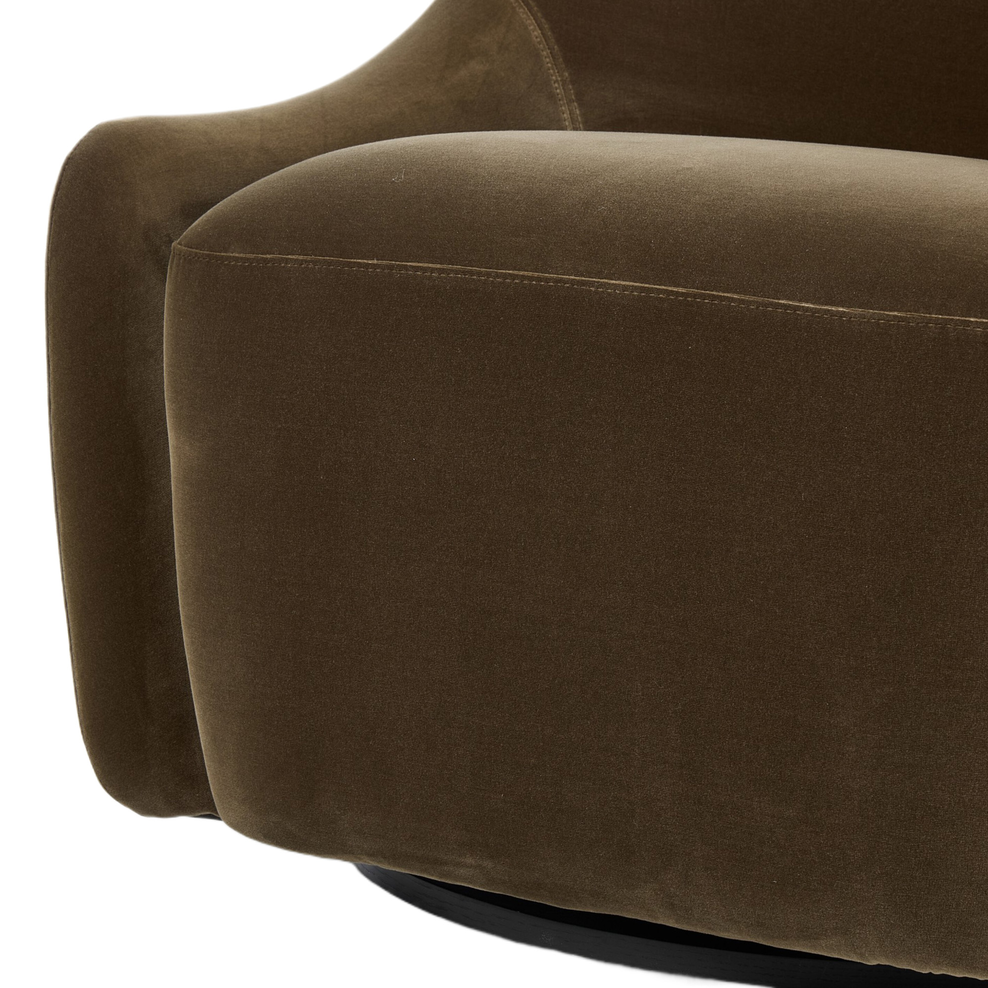 Magnolia Velvet Swivel Chair, Surrey Olive 11 Magnolia Velvet Swivel Chair, Surrey Olive