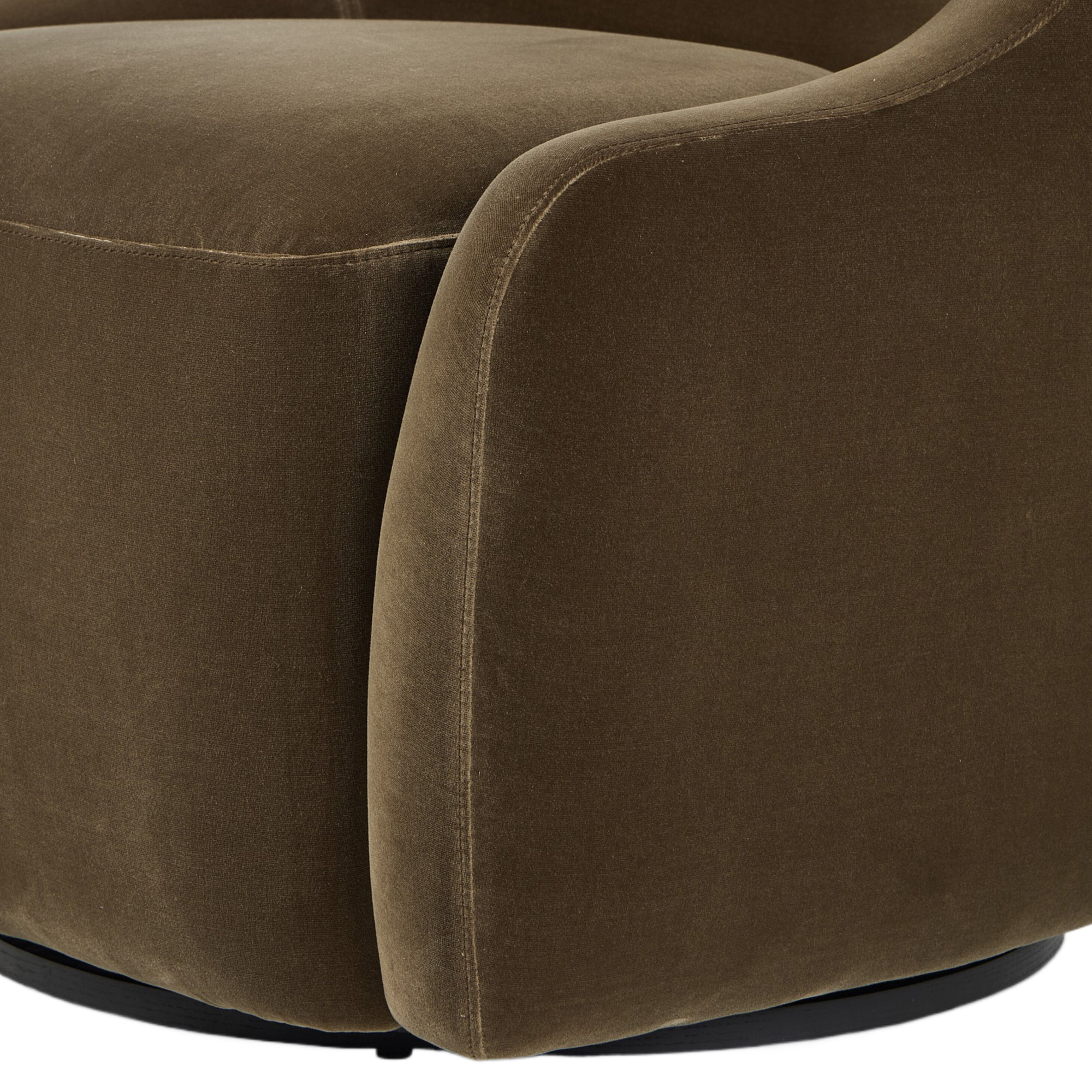Magnolia Velvet Swivel Chair, Surrey Olive 2 Magnolia Velvet Swivel Chair, Surrey Olive
