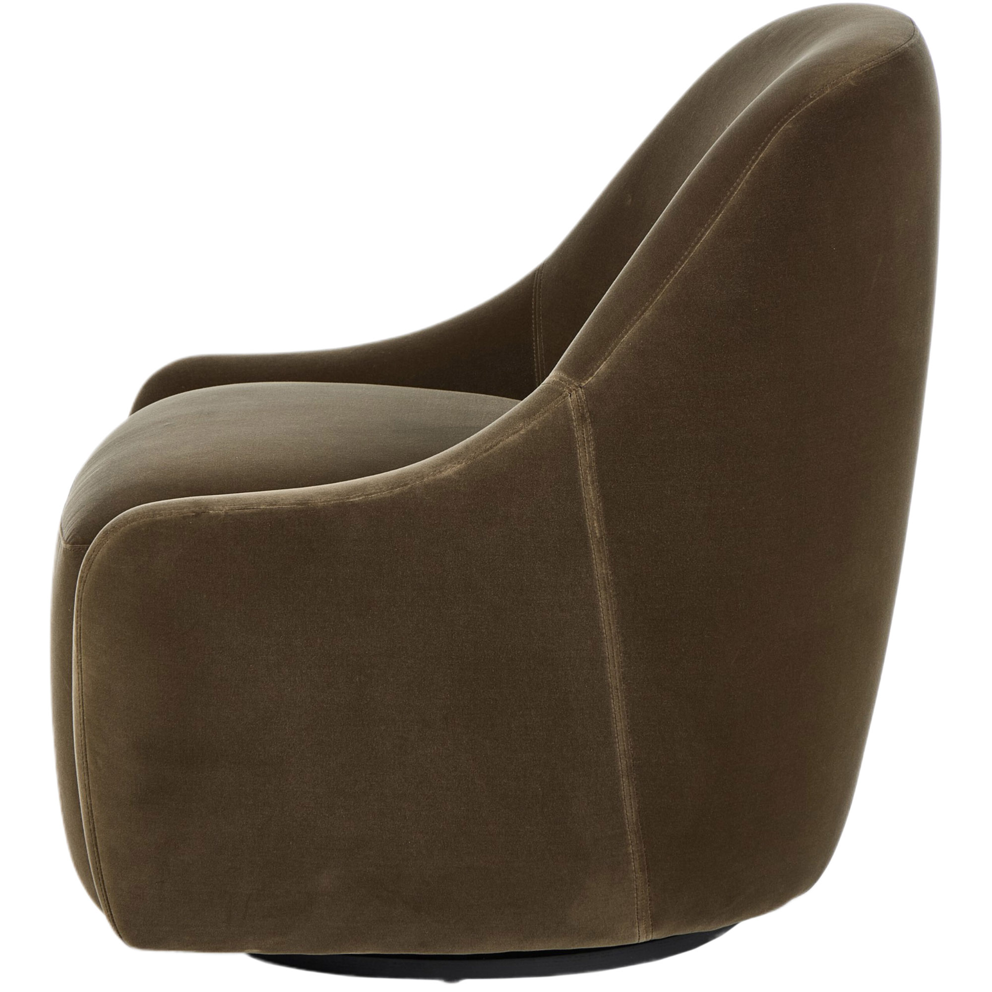 Magnolia Velvet Swivel Chair, Surrey Olive 4 Magnolia Velvet Swivel Chair, Surrey Olive