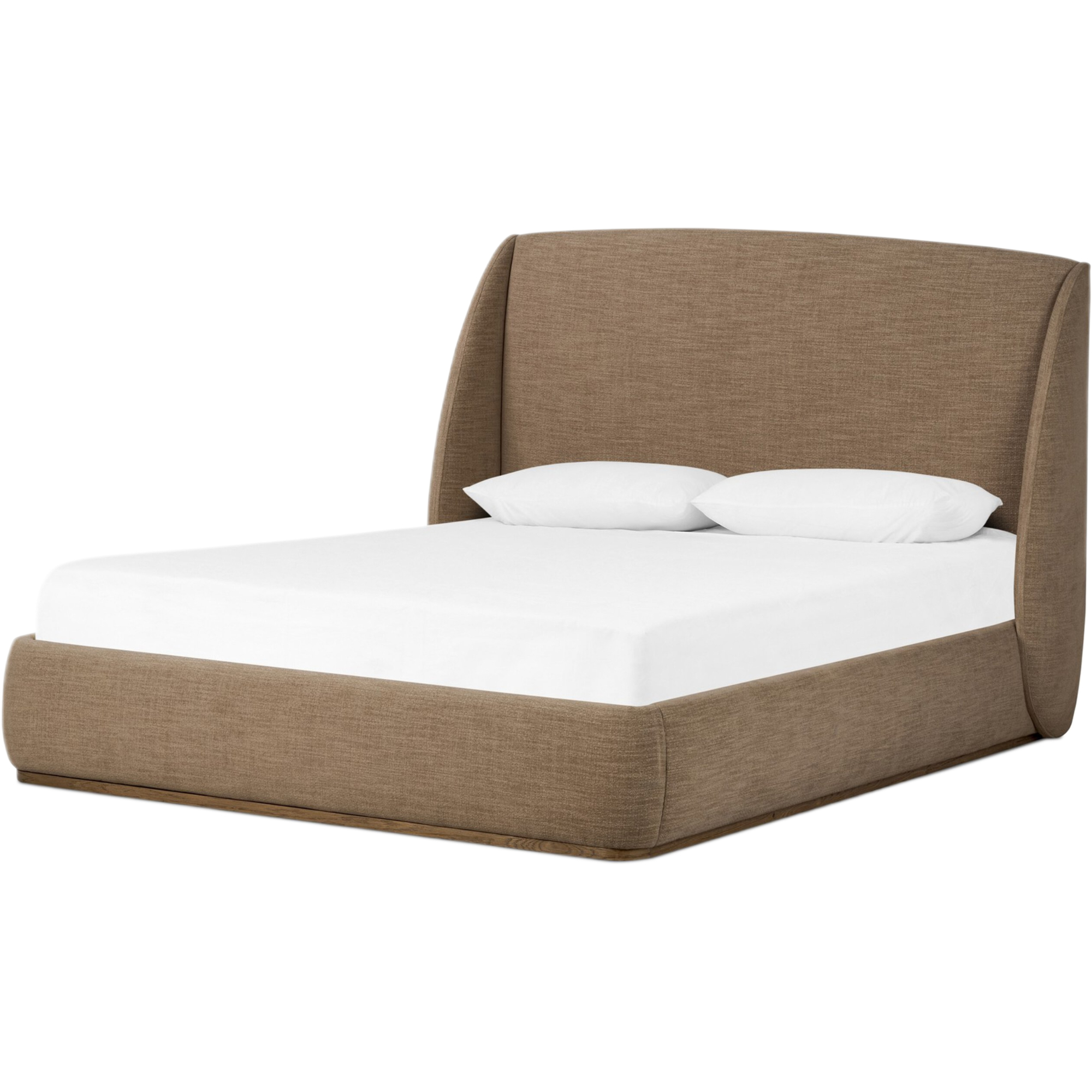 Illyssa Upholstered Bed, Laken Taupe