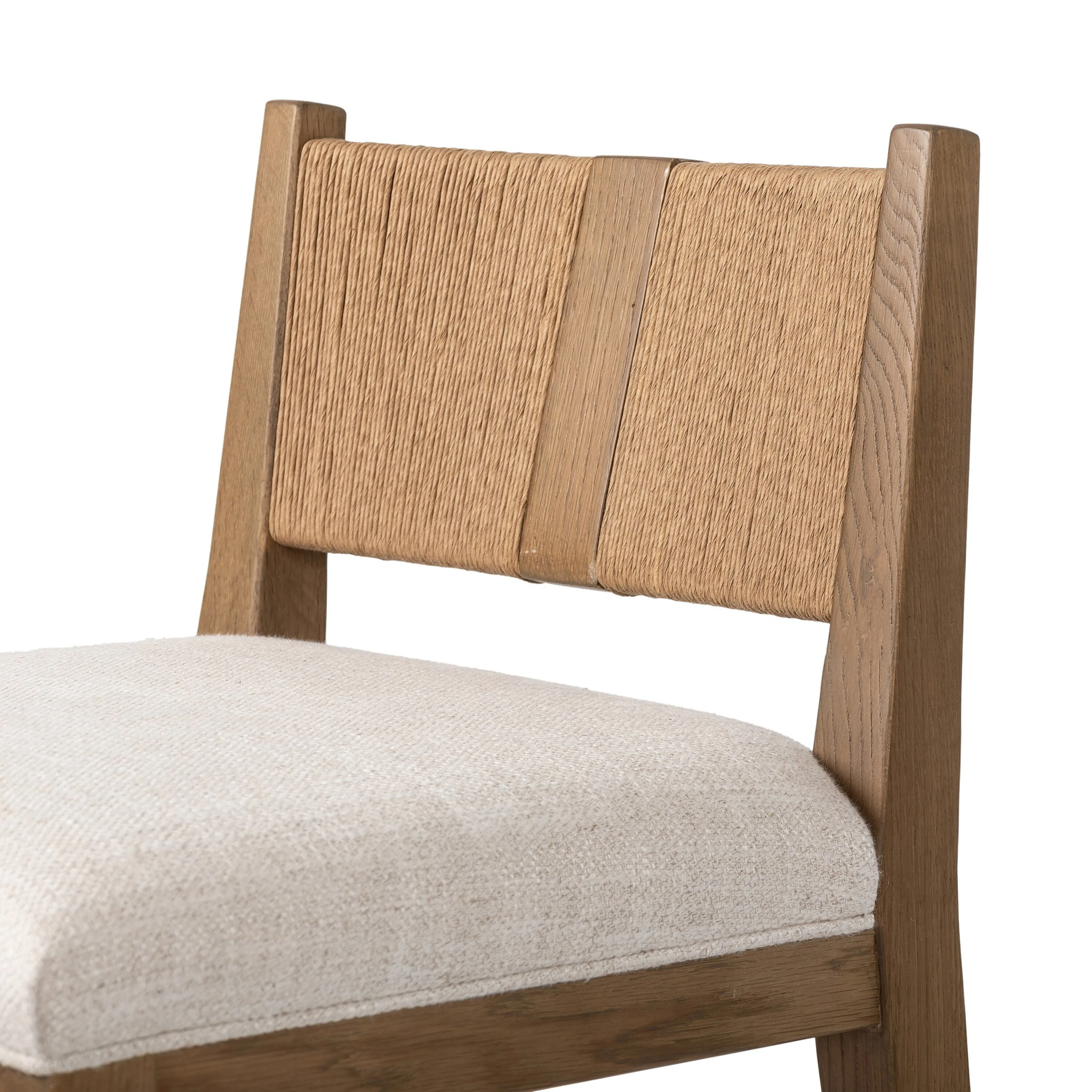 Keel Wrapped Paper Cord Counter Stool, Performance Dover Crescent Linen 3 Keel Wrapped Paper Cord Counter Stool, Performance Dover Crescent Linen