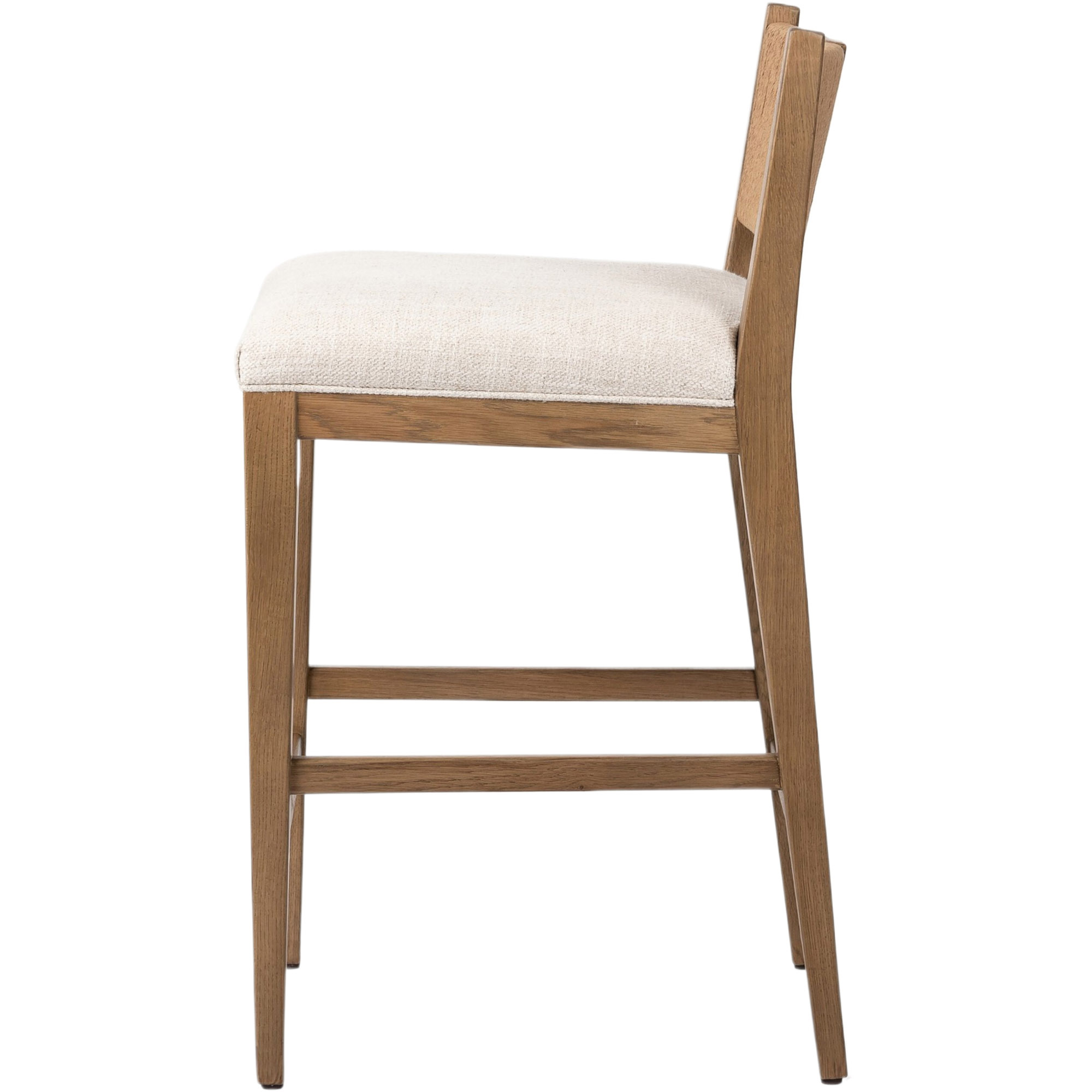 Keel Wrapped Paper Cord Counter Stool, Performance Dover Crescent Linen 5 Keel Wrapped Paper Cord Counter Stool, Performance Dover Crescent Linen