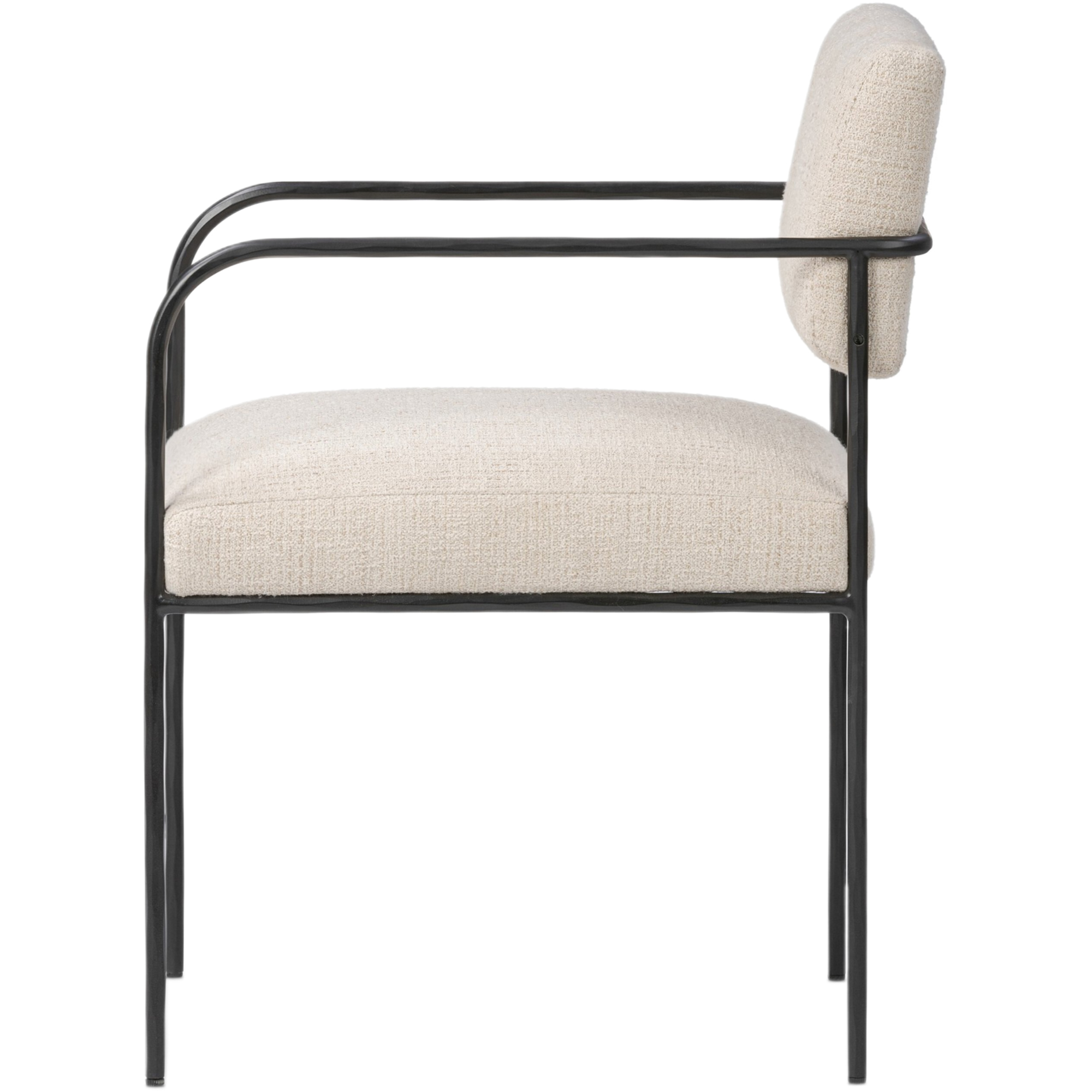 Vessira Dining Chair, Hampton Cream Performance Linen 5 Vessira Dining Chair, Hampton Cream Performance Linen