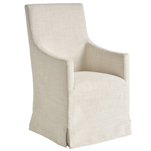 Kyna Slip Cover Dining Chair, Asbury Oyster 1 Kyna Slip Cover Dining Chair, Asbury Oyster