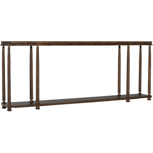 Vera Cruz Oak Console Table, Brown 1 Vera Cruz Oak Console Table, Brown