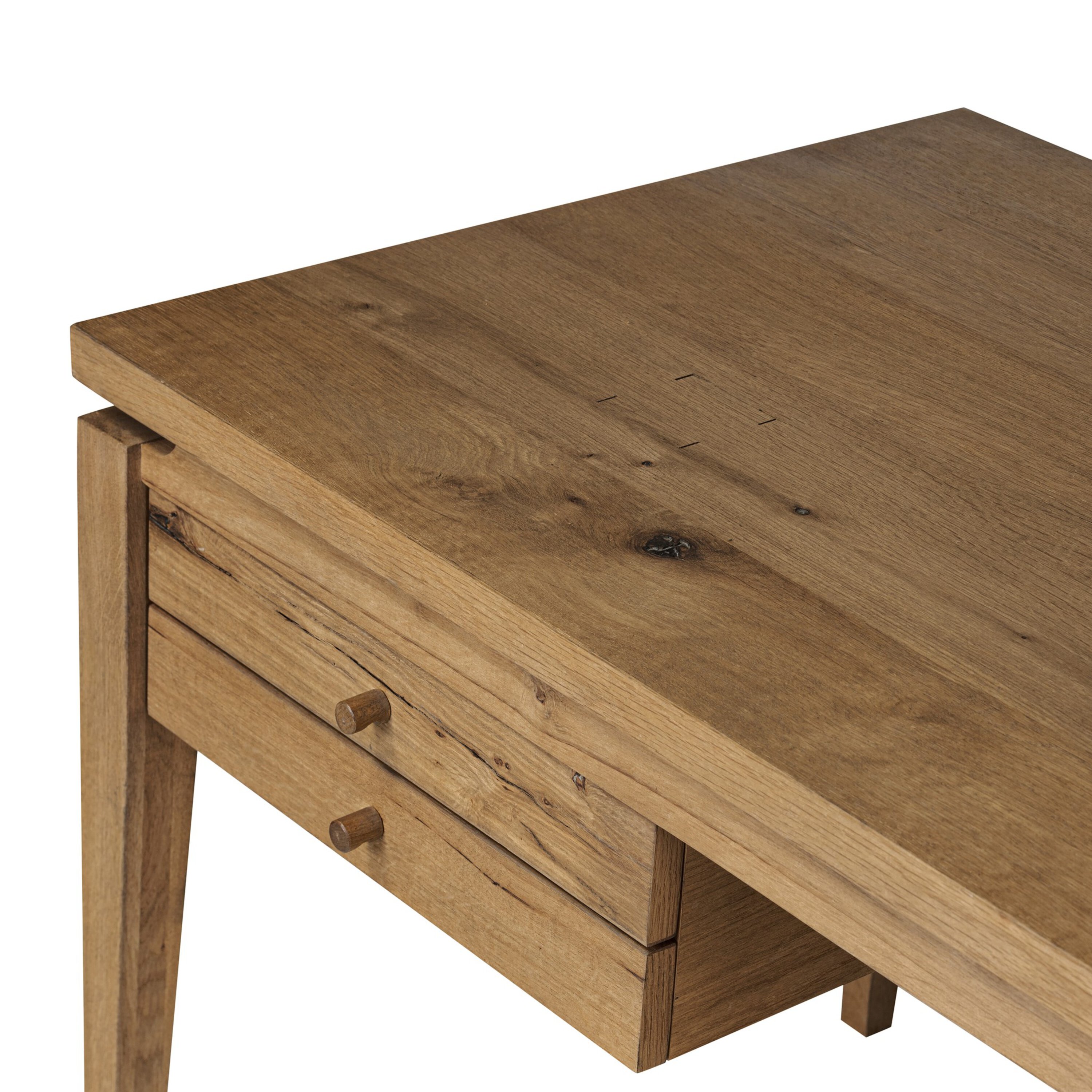 Norewyn 4-Drawer Desk, Warm Natural Oak 10 Norewyn 4-Drawer Desk, Warm Natural Oak