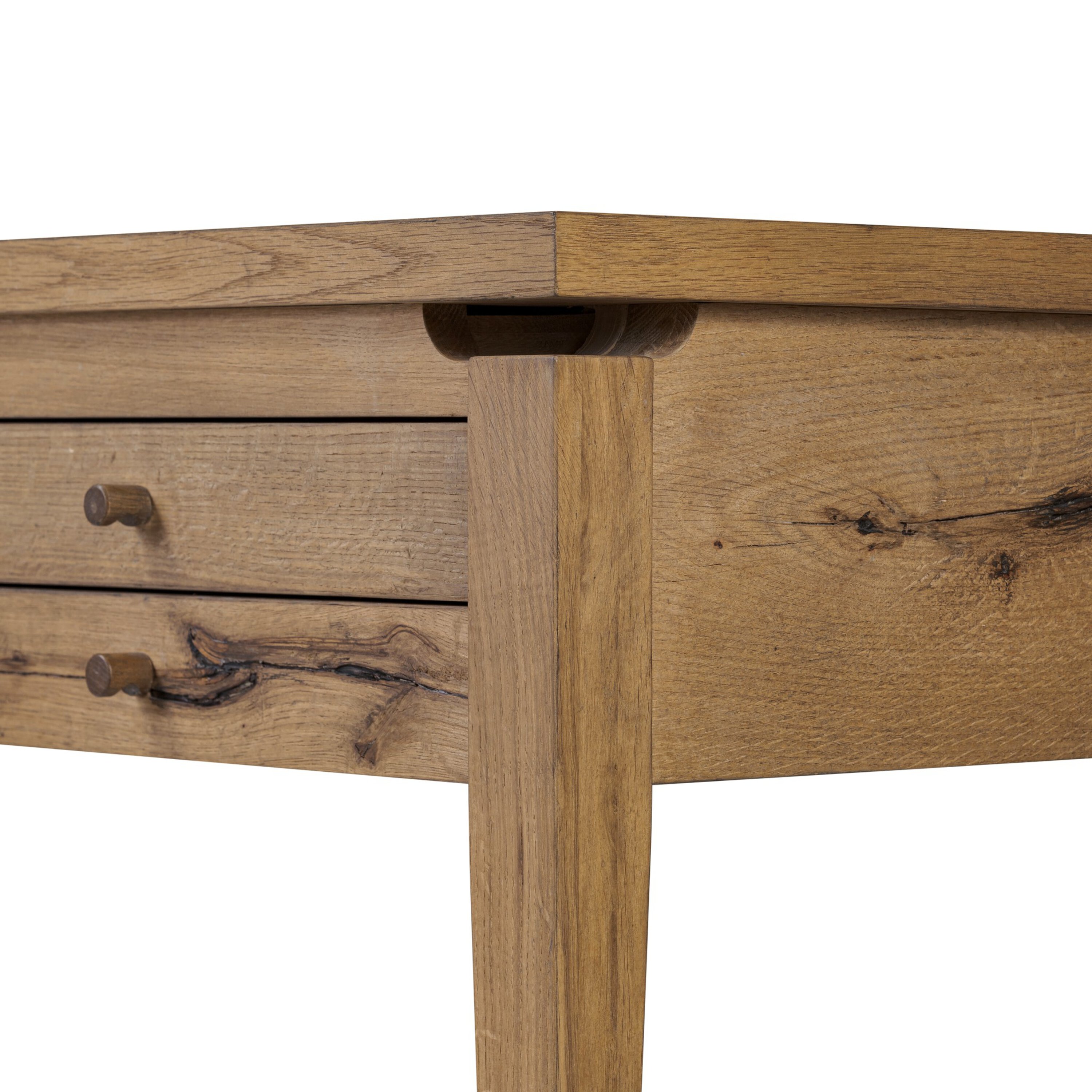 Norewyn 4-Drawer Desk, Warm Natural Oak 13 Norewyn 4-Drawer Desk, Warm Natural Oak
