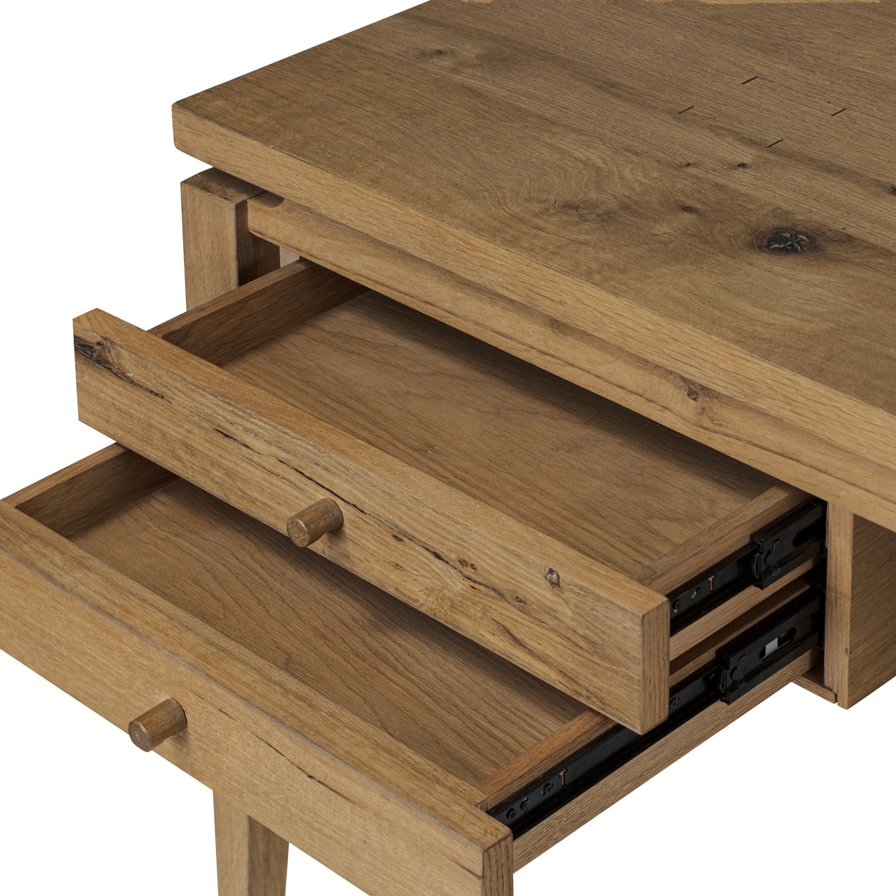 Norewyn 4-Drawer Desk, Warm Natural Oak 15 Norewyn 4-Drawer Desk, Warm Natural Oak