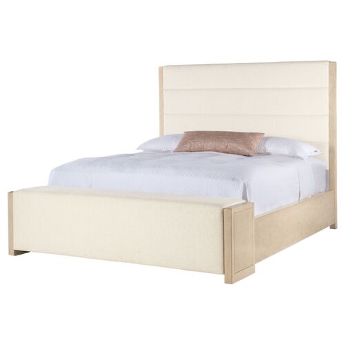 Westwood Upholstered 2-Drawer Storage Bed, Limestone 2 Westwood Upholstered 2-Drawer Storage Bed, Limestone