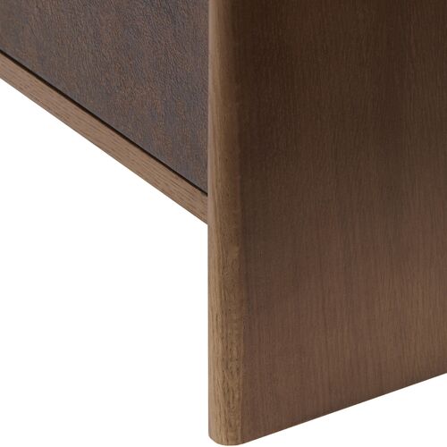 Lenira Oak Cabinet, Brown 8 Lenira Oak Cabinet, Brown