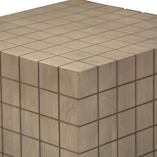Kirrily 20" Cube Wooden End Table 3 Kirrily 20" Cube Wooden End Table