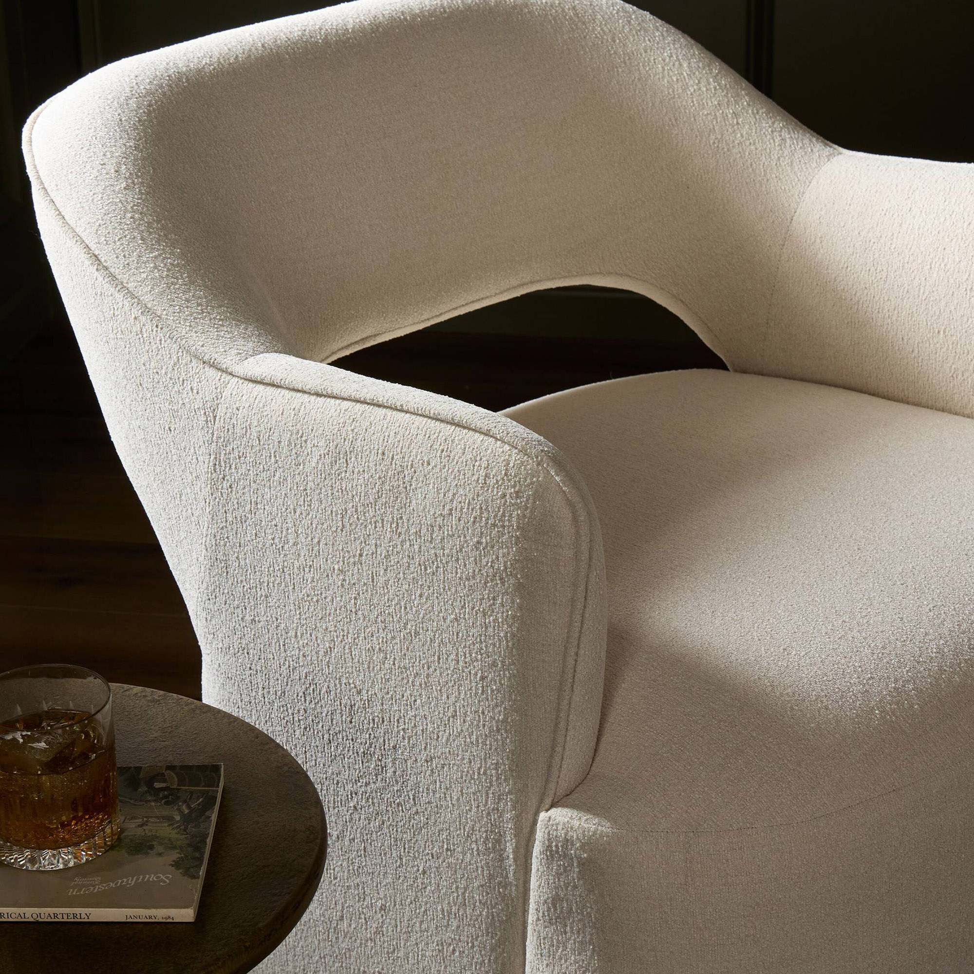 Zaphira Swivel Chair, Crypton Wayfarer Snow 12 Zaphira Swivel Chair, Crypton Wayfarer Snow