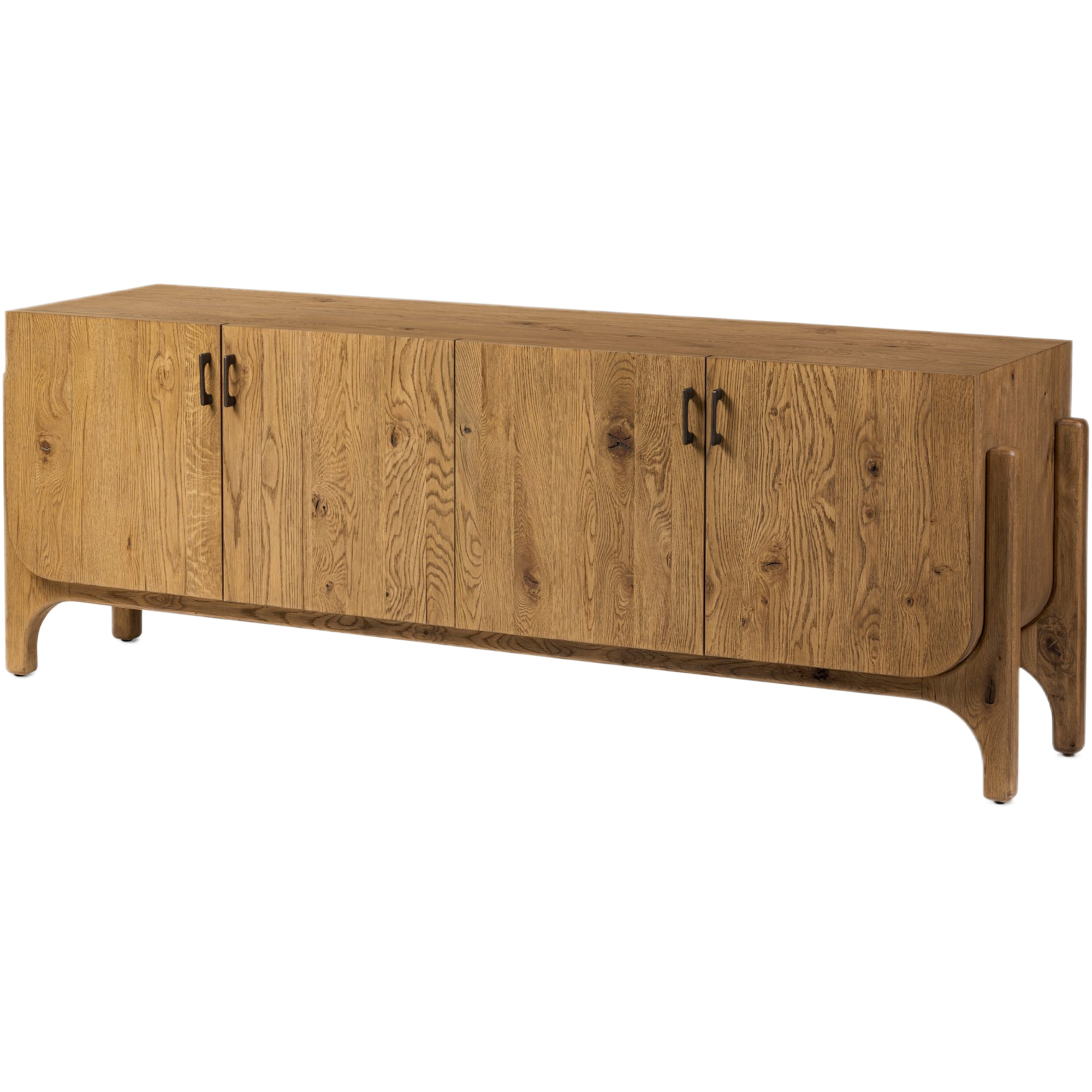 Serenwyn 4-Door Media Console, Worn Oak 1 Serenwyn 4-Door Media Console, Worn Oak