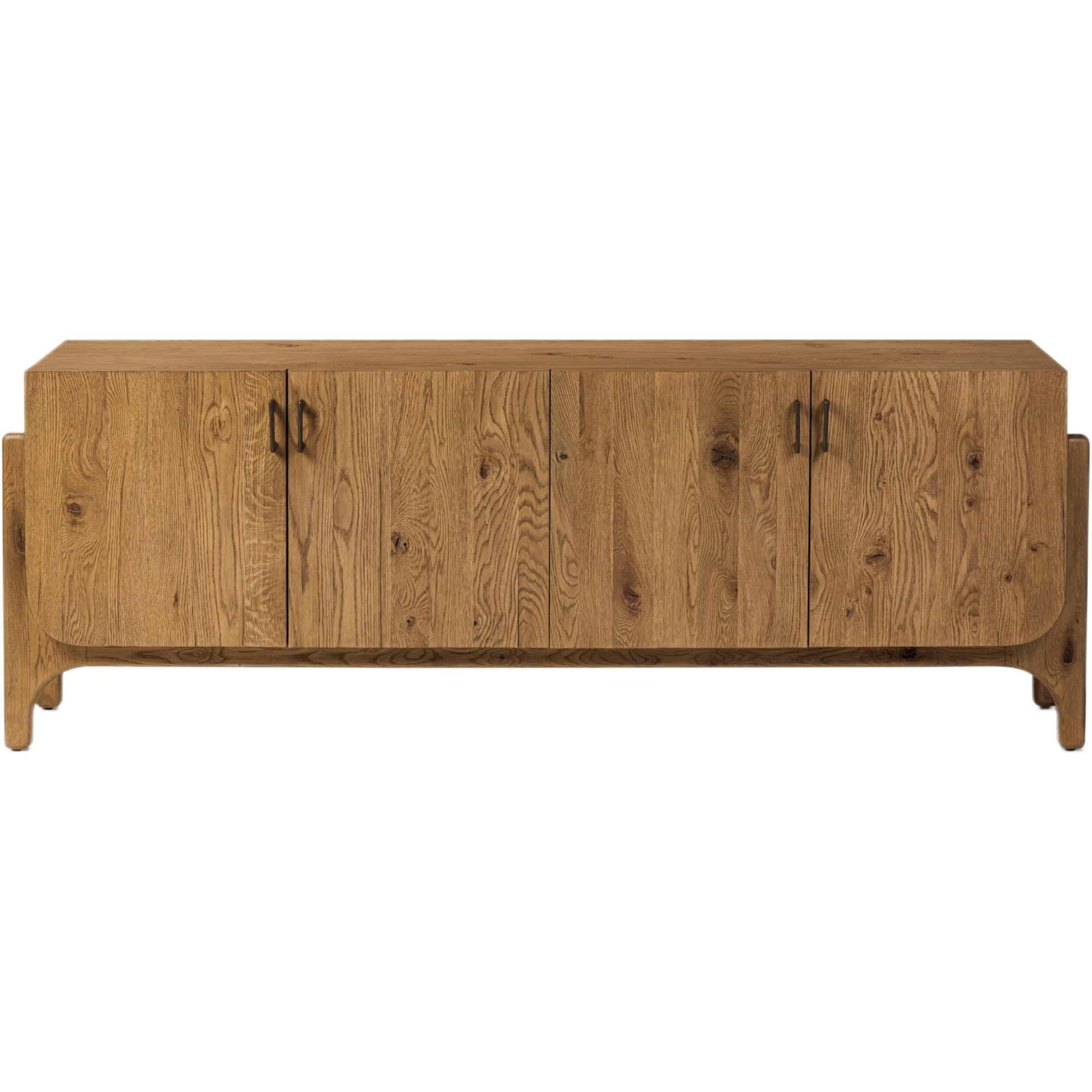 Serenwyn 4-Door Media Console, Worn Oak 4 Serenwyn 4-Door Media Console, Worn Oak