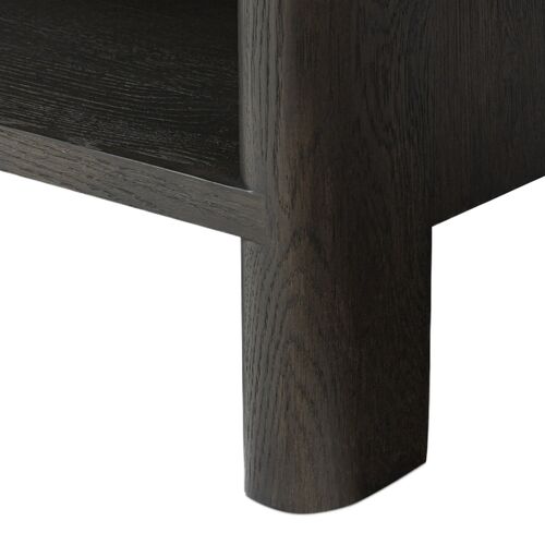 Killian Wide Bookcase, Smoked Black Oak 10 Killian Wide Bookcase, Smoked Black Oak