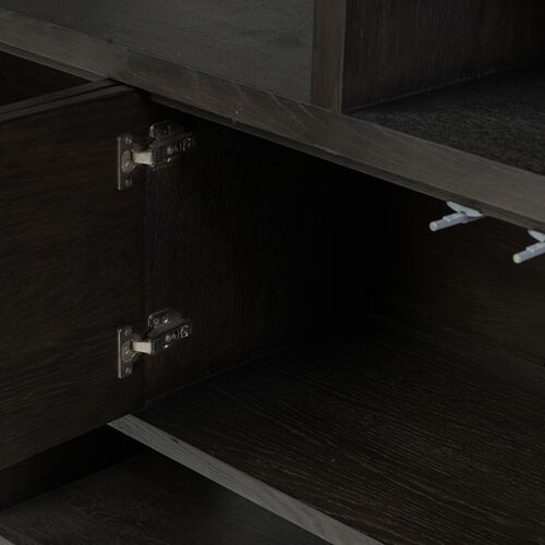 Killian Wide Bookcase, Smoked Black Oak 12 Killian Wide Bookcase, Smoked Black Oak