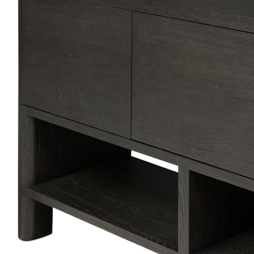 Killian Wide Bookcase, Smoked Black Oak 9 Killian Wide Bookcase, Smoked Black Oak