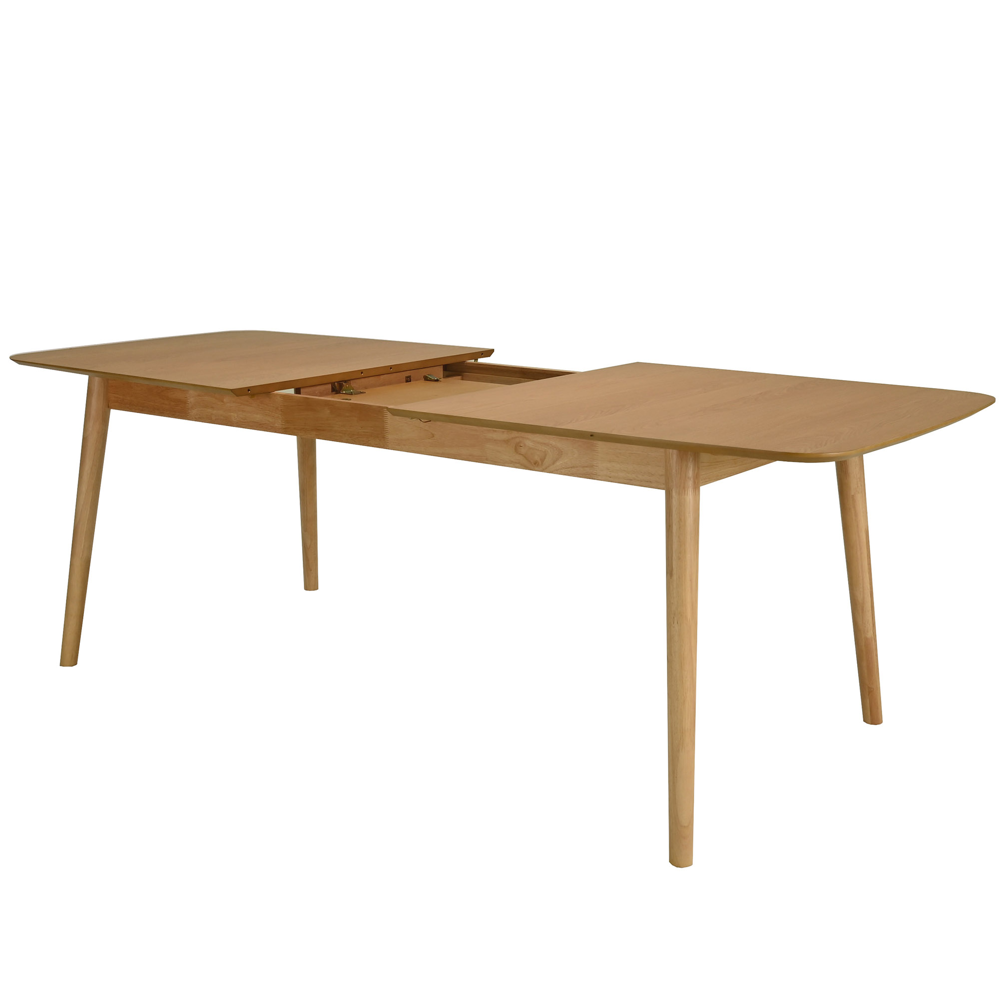 Mercer 7-Pc Rectangular Extension Oak Dining Set 4 Mercer 7-Pc Rectangular Extension Oak Dining Set