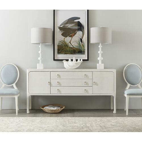 Serenity Martinique Upholstered Side Chair, Shell/Cloud Linen 7 Serenity Martinique Upholstered Side Chair, Shell/Cloud Linen