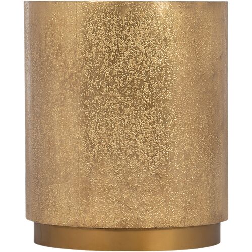 Melange Audra Round Accent Table, Gold 1 Melange Audra Round Accent Table, Gold