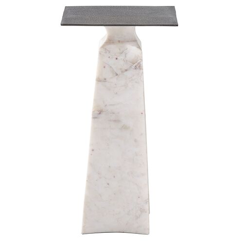 Eriss Side Table, White Travertine 2 Eriss Side Table, White Travertine