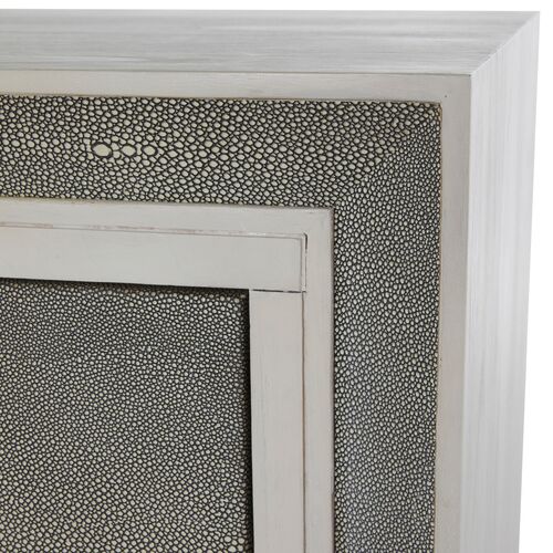 Alford Faux Shagreen Nightstand, White Cerused Oak 9 Alford Faux Shagreen Nightstand, White Cerused Oak