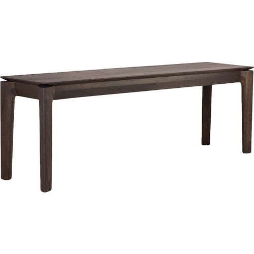 Bok Bench, Brown Oak 1 Bok Bench, Brown Oak