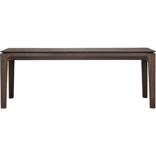 Bok Bench, Brown Oak 2 Bok Bench, Brown Oak
