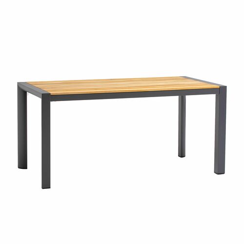 Fjellheim 63" Indoor/Outdoor Dining Table, Natural Teak 1 Fjellheim 63" Indoor/Outdoor Dining Table, Natural Teak