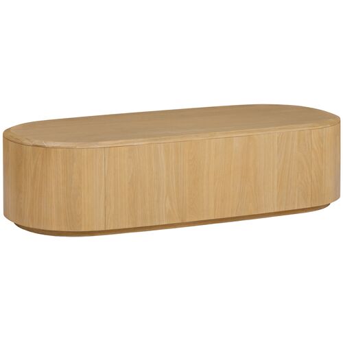 Akio Coffee Table, Light Natural Oak