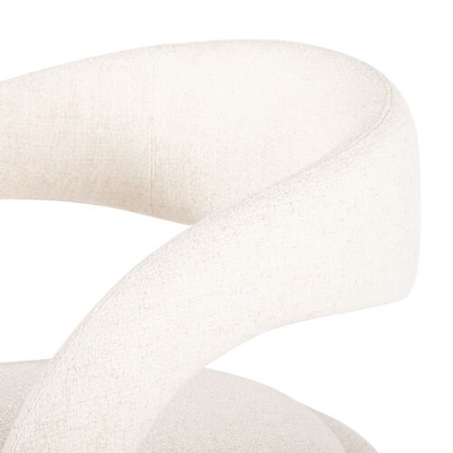 Nina Linen Bar Stool, Omari Natural 4 Nina Linen Bar Stool, Omari Natural