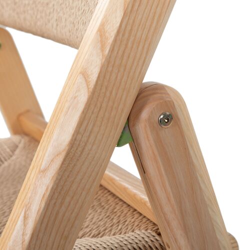 S/2 Giada Folding Dining Chairs, Natural 4 S/2 Giada Folding Dining Chairs, Natural