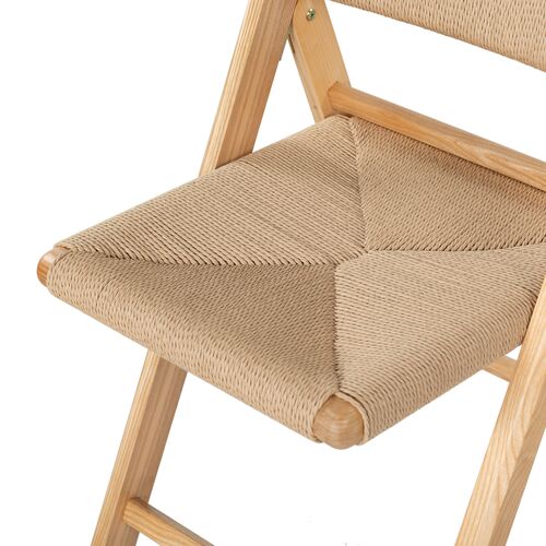 S/2 Giada Folding Dining Chairs, Natural 5 S/2 Giada Folding Dining Chairs, Natural